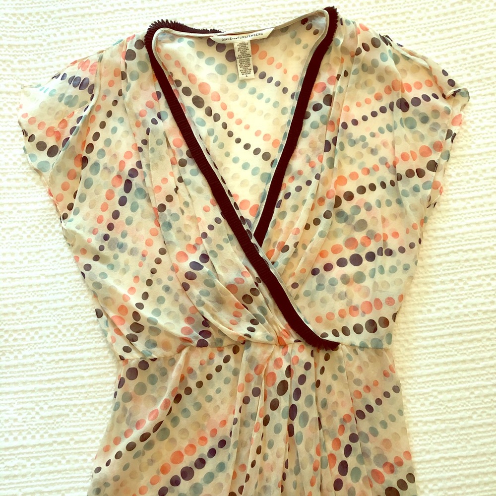 Diane Von Furstenberg silk blouse